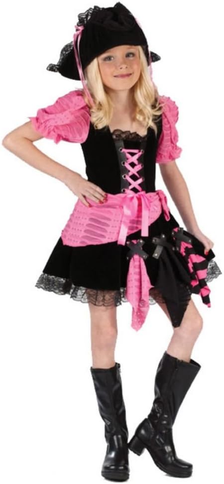 Kid's Pink Pirate Costume Small (4-6)