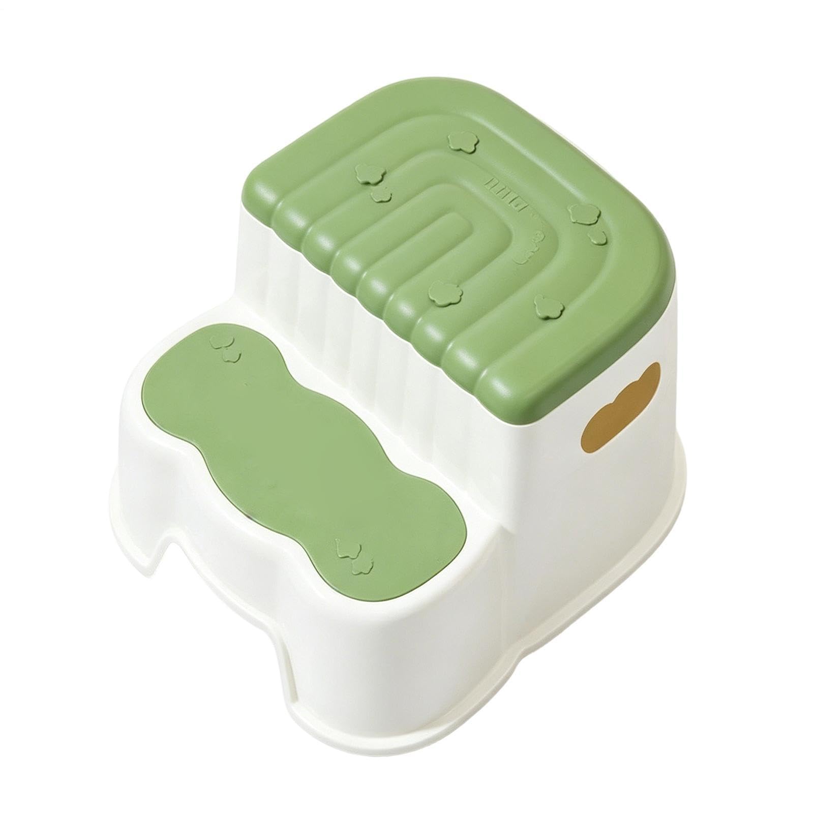 Bathroom Step Stool,Stable Base Sitting Chair - Toilet Potty Training Stool - for Over 2 Years Old Boys Girls Preschoolers Handwashing Teeth Brushing Face Washing