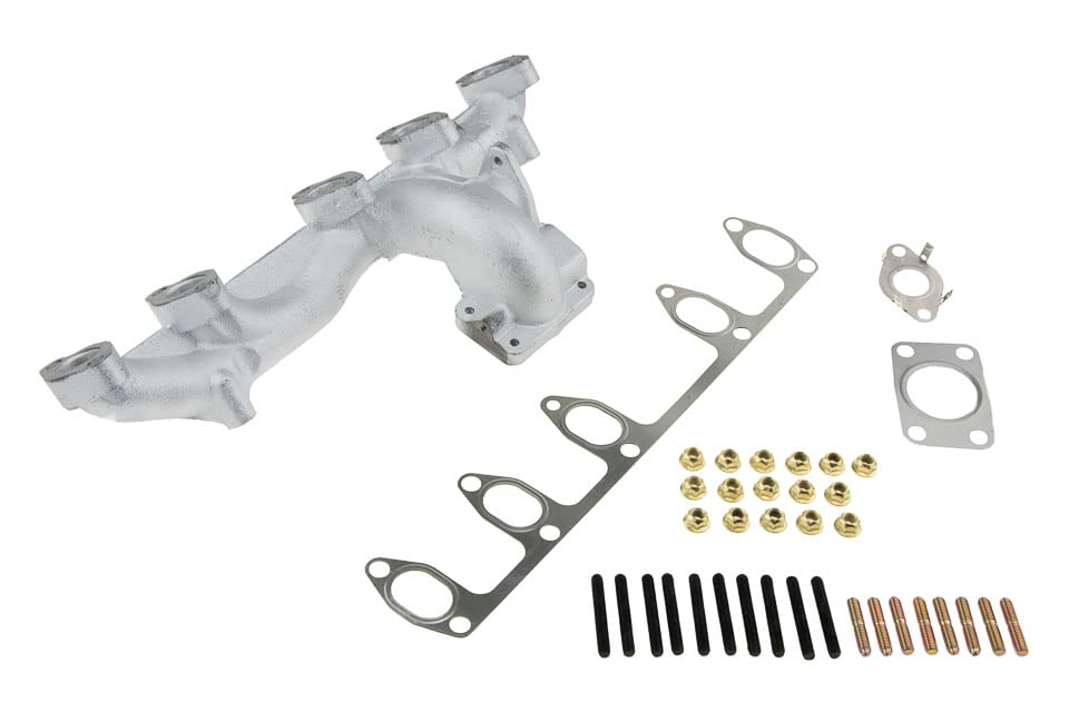 Collettore Di Scarico Più Set Di Guarnizioni In Ferro Duttile Compatibile con 2.5TDI 2006-2013 076253031A 076253031
