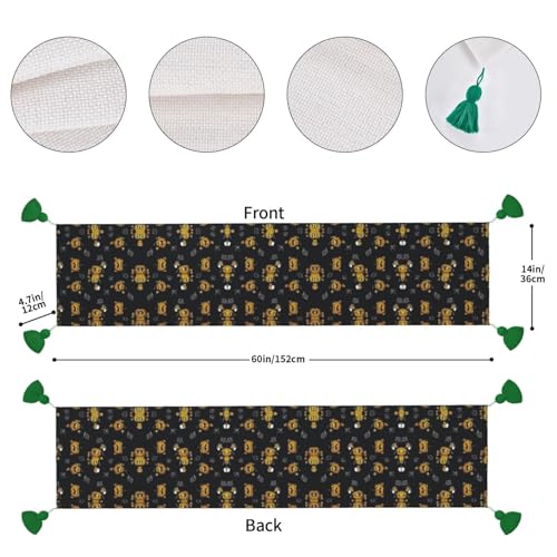 Chemin de table sorcière haut de gamme pour buffet de ferme - 5