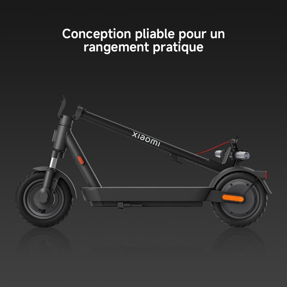Xiaomi Electric Scooter 5 – Amortisseurs Doubles Ressort Avant – 60km Autonomie Étendue – Pneus 10' Tubeless – Moteur 700W Max – Pente 18%