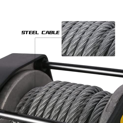 Cabrestante eléctrico X-BULL 12V 3000LBS con cubierta miniatura 6