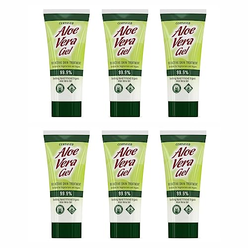 Optima Natural Aloe Vera Gel 500ml Pump | 99.9% Pure | Certified Organic & Vegan | Bio Active Treatment | Cools & Restores Rough Dry Skin (600ml)