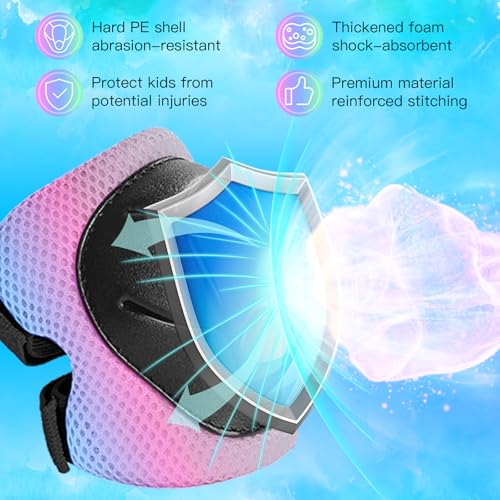 BiutiMama Kids Helmet & Pads Set