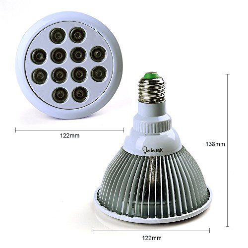 LederTEK 24W Grow Light Lampadina Led e27 LED