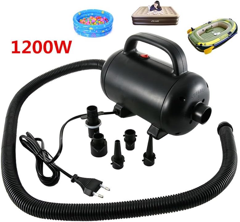 Generic 1200W Electric Air Pump, High Pressure Inflation & Deflation Compressor for Airboat & Inflatable Sofa Bed