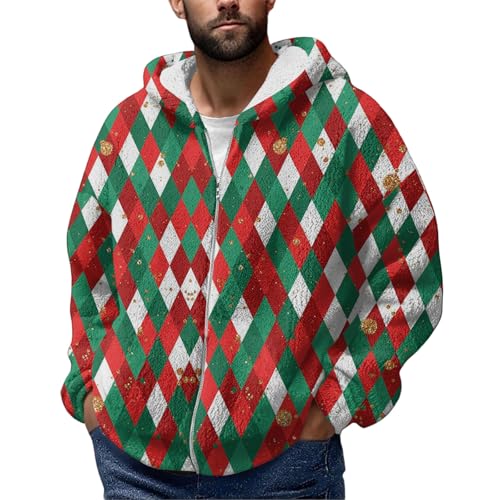 Generisch Chaqueta de Trabajo Para Hombre Casual Chaqueta Trabajo Ropa Para El Frio Extremo Chaquetas de Chandal de Ski Plumifero Invierno Polares Abrigo Acolchado Hombre Rojo XL