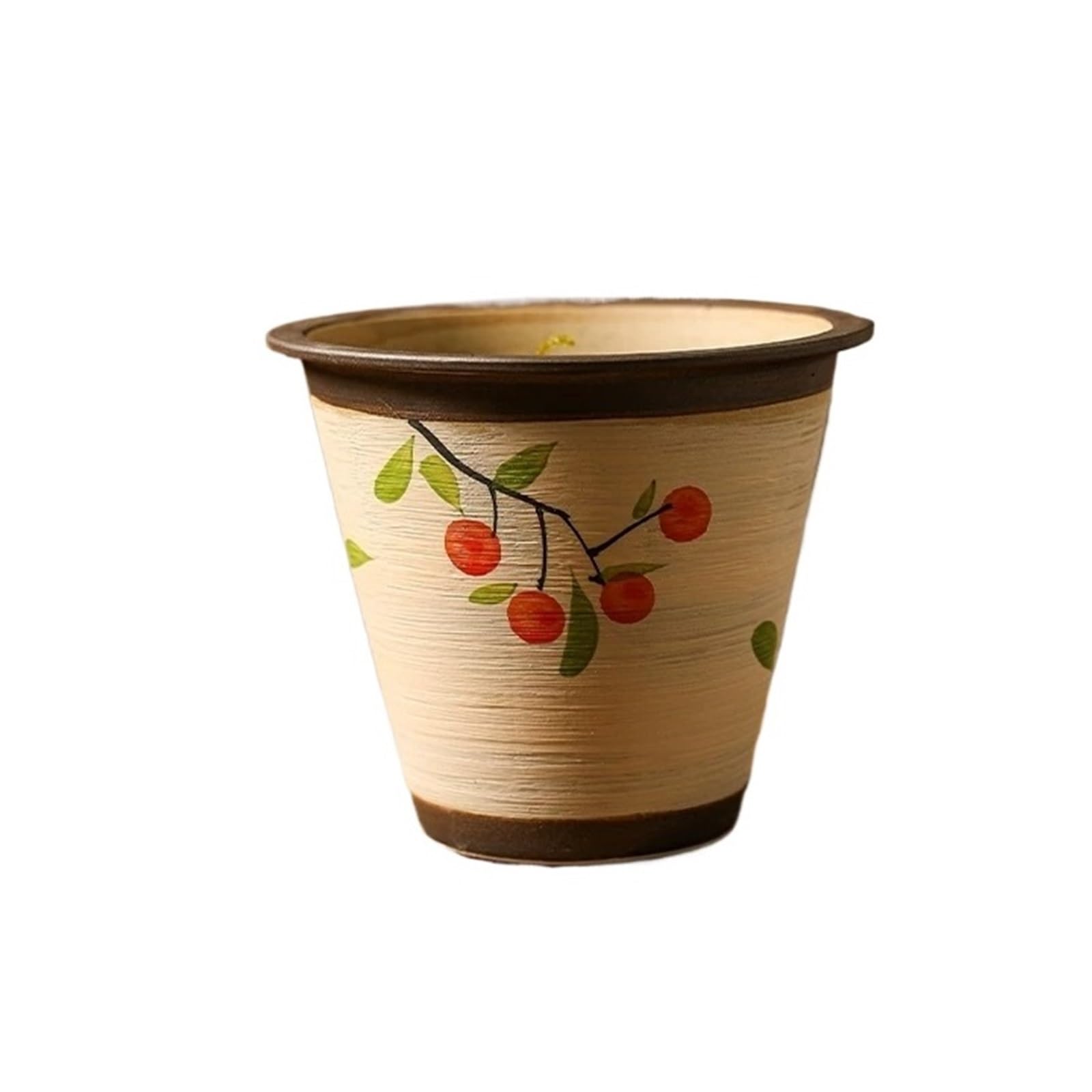 Pots de jardin peints à la main au design simple et frais pour salon