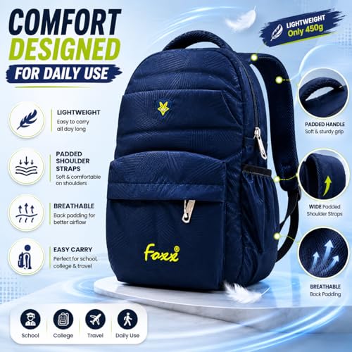 Image of Devinbha Waterproof Backpack | Stylish & Durable School, College & Travel Bag for Boys, Girls, | Lightweight Everyday
