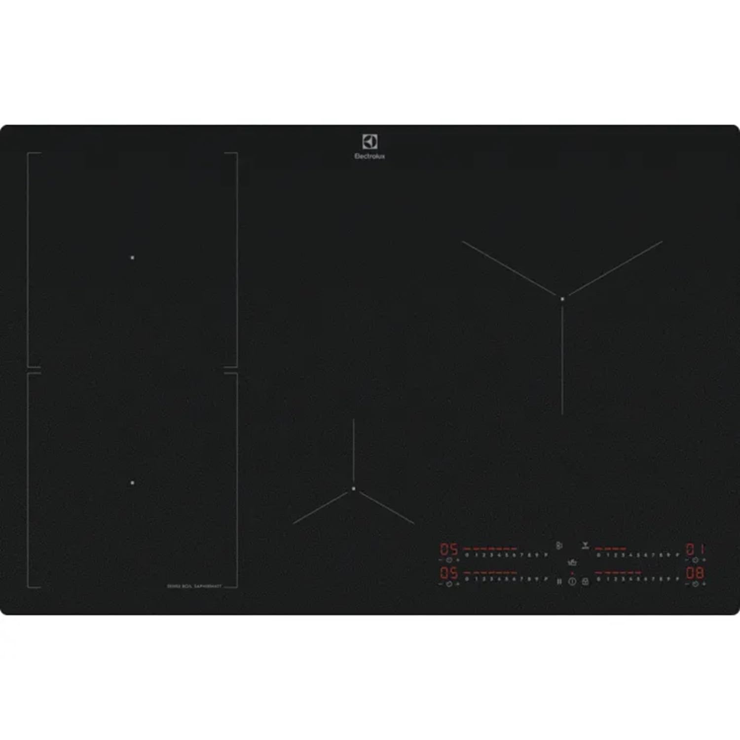 KIS82453IZ - Piano cottura induzione 4 fuochi, 77 cm, vetroceramica, nero