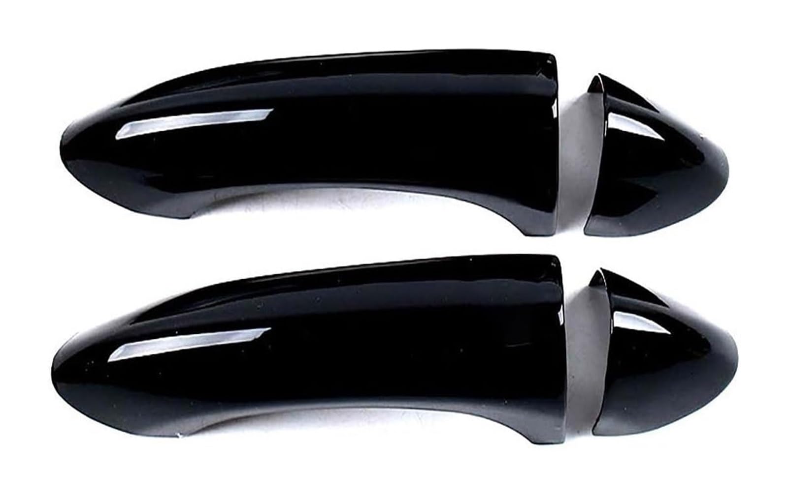 LMHGMUBVR Car Door Lock Latch Cover for Buick for Verano 2015-2021 Holeless Car Door Handle Decorative Cup Scratch-Resistant Modification Anti(2 Doors Bright Black)