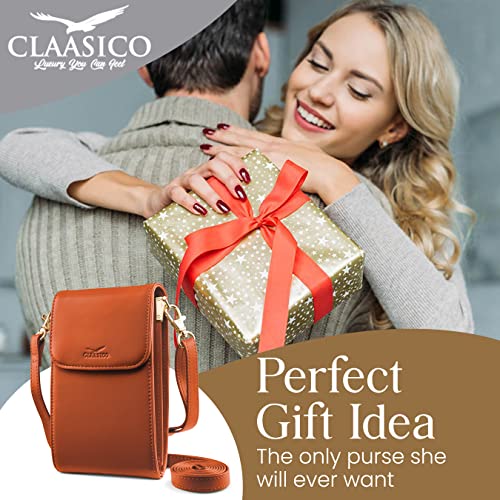Image of Classico Small Crossbody Phone Purse for Women - Crossbody Bag Wallet for Phone, Cards, Accessories