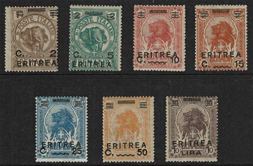 LaVecchiaScatola 1922 Colonie Somalia sovrastampati per Eritrea MNH/**
