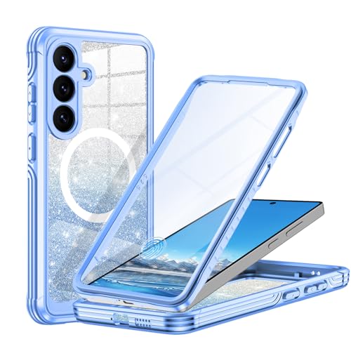 Coque Galaxy S25 Plus avec vitre intégrée 9H et aimant MagSafe puissant