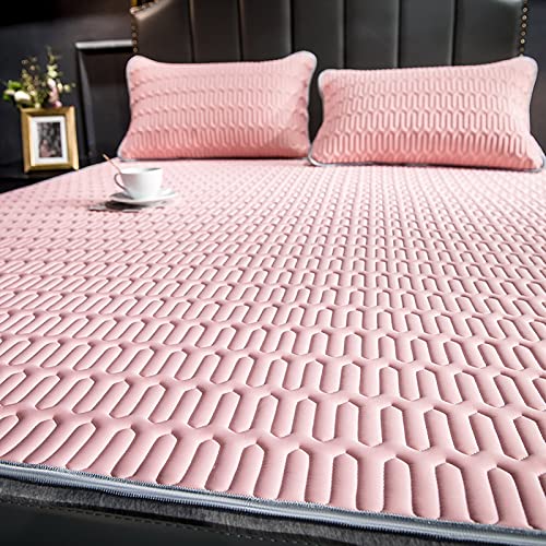 Cubierta de emulsión de seda de hielo 180X200CM de tacto premium para cama 2