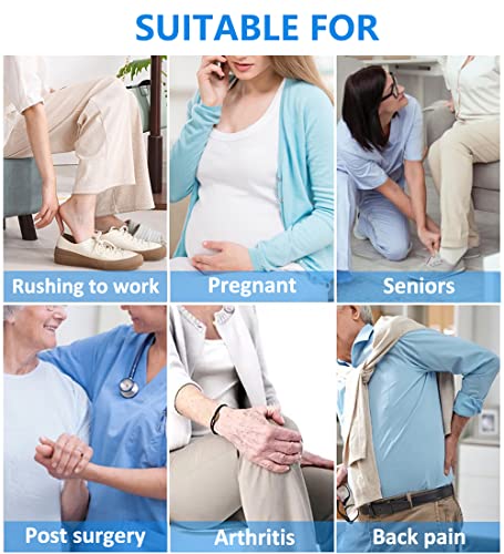 355-Inch-Long-Handled-Shoe-Horn-Dressing-Stick-Sock-Remover-Aid-Helper-Versatile-Adjustable-Dressing-Aid-for-Shoes-Socks-Shirts-Pants-Long-Shoe-Horn-Shoe-Horn-Long-Handle-for-Seniors