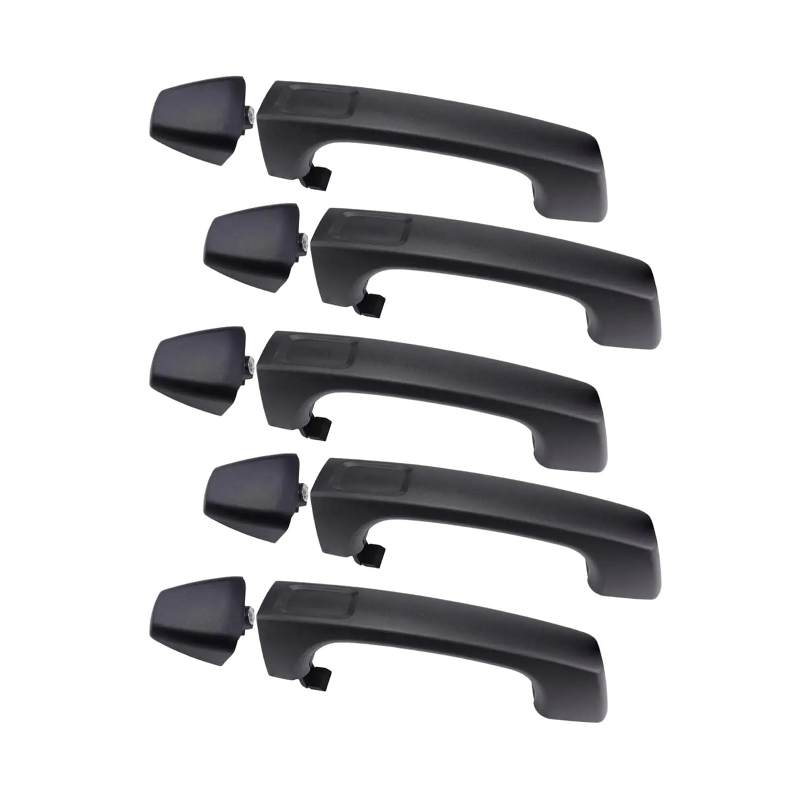 Ymyyqw One Color Car Outer Door Handle 5Pcs Car Exterior Door Handle Replaces Accessories Black 25957909 15794314 15296933 For Hummer H3
