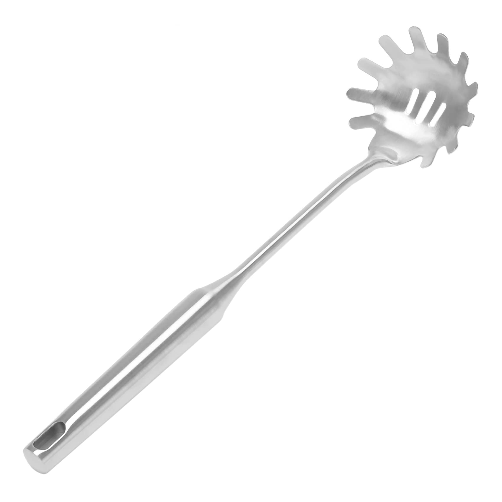 pizarra 2 Pieces Stainless Steel Spaghetti Server Set, Stainless Steel Spaghetti Pasta Tong, Pasta Spoon Server Fork