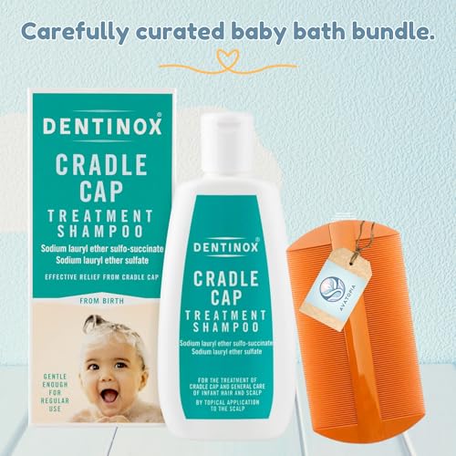 Dentinx Cradle Cap Shampoo 125ml with Nit Comb – Cradle Cap Treatment for Baby – Gentle Baby Bathing Products – Shampoo For Babies & Kids Bathing Care - Image 5