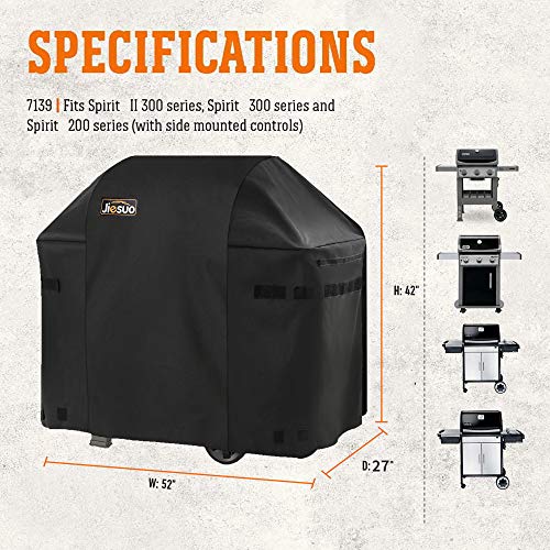 Reviews for JIESUO BBQ Gas Grill Cover for er Spirit and Spirit II