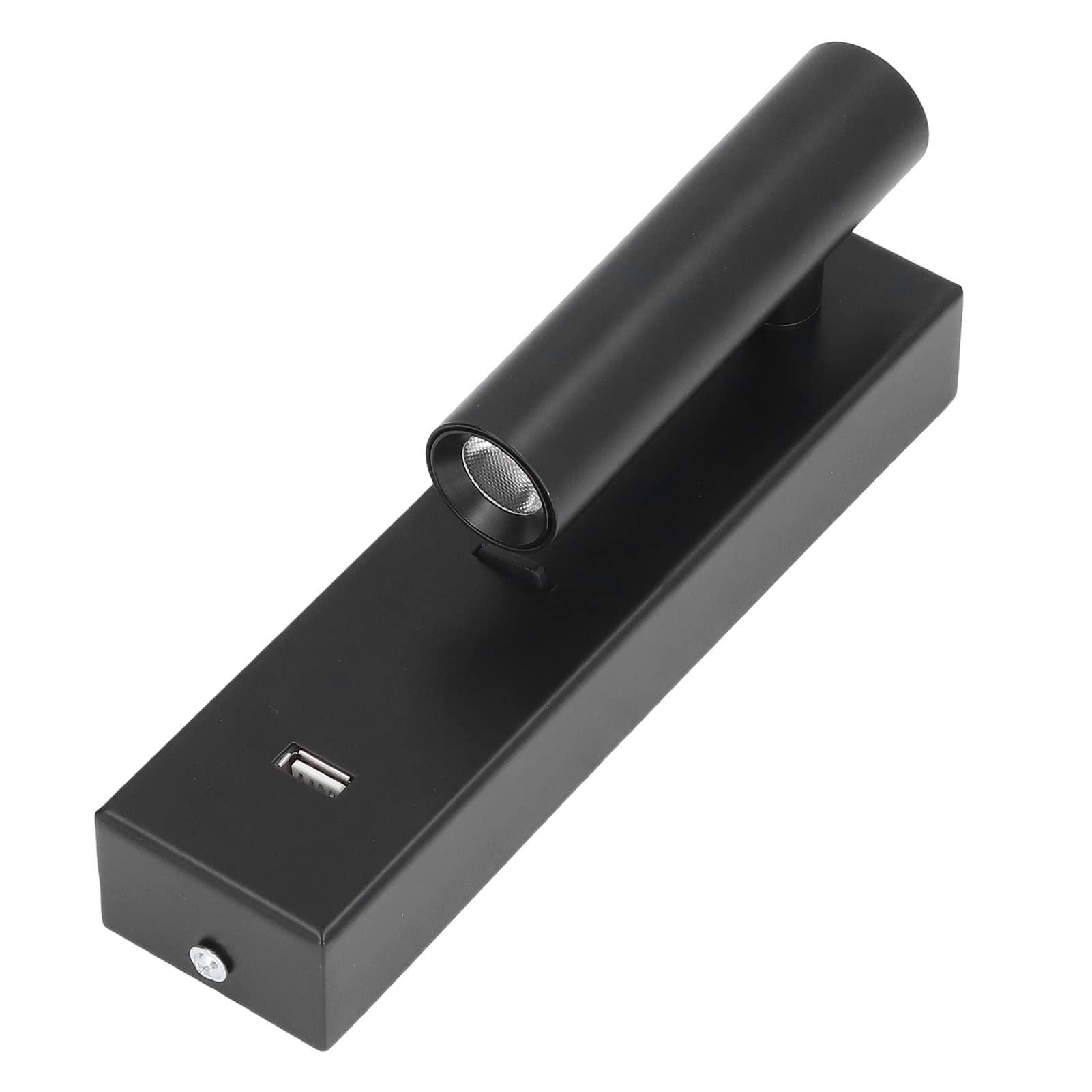 Luces de Lectura de Pared LED Lámpara de Pared de Diseño de Moda de ángulo Ajustable para Dormitorio con Puerto USB 100-240V