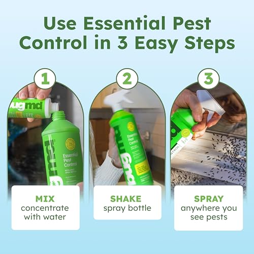 image for BugMD Pest Control Essential Oil Concentrate (3.7 oz, 2 Pack) - Plant 