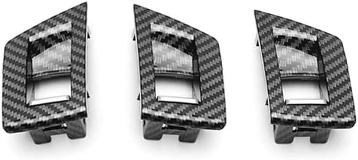 GZYF Car Auto 7 Pcs Interior Door Handles, Window Switch Panel, Armrest Panel Trim Cover Set Compatible with for BMW 5 Series F10 F11 2010 2011 2012 2013 2014 2015 2016