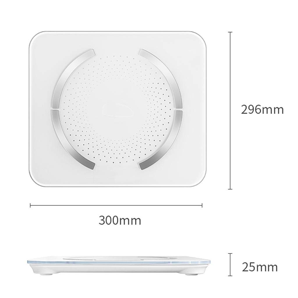 YYDS Báscula de pesaje con Bluetooth para grasa corporal, básculas de baño de peso digital con Smart para básculas de Bathrooacm