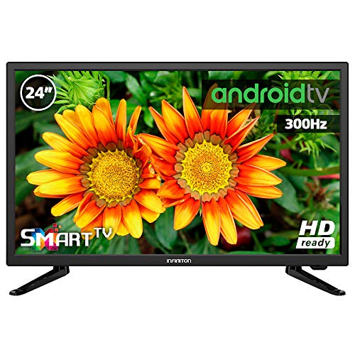 Television LED 24" INFINITON Smart TV-Android TV (TDT2, HDMI, USB) (24 Pulgadas)