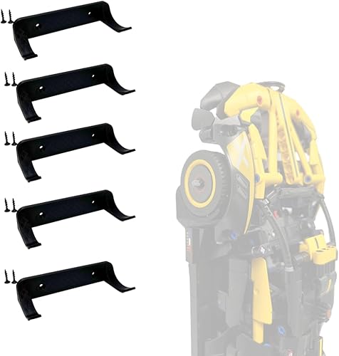 Soporte vertical coleccionable de pared para automóvil compatible con autos de carreras Lego Technic Series Colección de autos de exhibición por