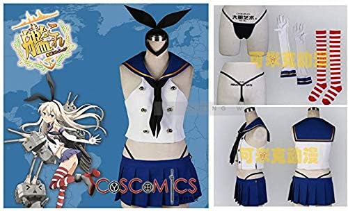Amazon 艦隊これくしょん 艦これ 島風 レーシングスーツ コスプレ衣装 靴下風 コスプレ 仮装 通販