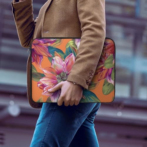 Funda para portátil de 25.4 cm naranja con protección acolchada 5