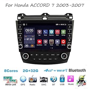 Android 10.0 Dubbel Din Auto Stereo Radio voor Honda ACCORD 7 2003-2007 GPS Navigatie 9 Inch Head Unit Multimedia Speler…