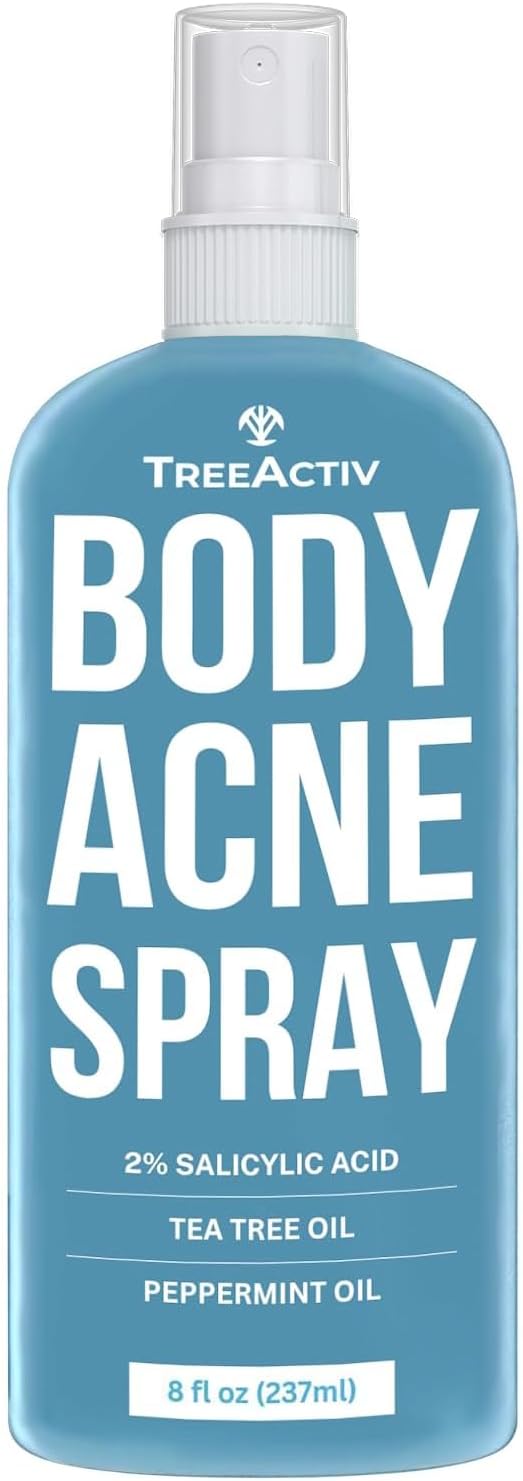 Body & Back Acne Spray, Original Formula, 8 fl oz, 2% Salicylic Acid, Helps Clear Cystic & Body Acne on Chest, Shoulders & More, For Teens & Adults