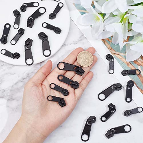 Image of GORGECRAFT 32PCS 4 Sizes Zip Puller Replacement Plastic Slider Instant Clip Quick Fix Zip Kits Removable Fix Zipper Repair Kit Garment Accessories for Coats Jacket Luggage