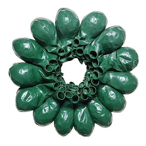Image of 90 Pack Green Balloons 18 inch Dark Green Latex Big Balloons for Party Decorations and Events ZWZLIULIAN
