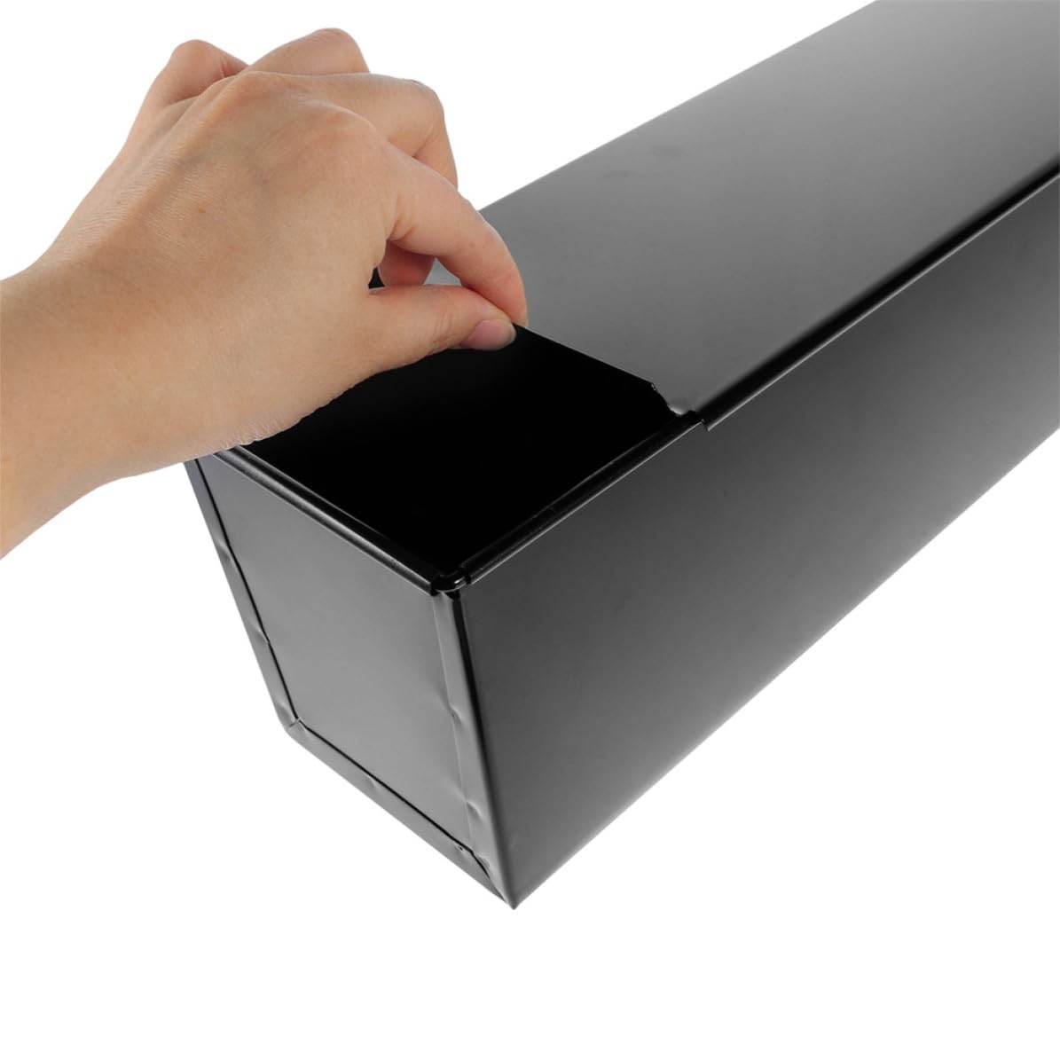 VICASKY 2 Piezas Molde para Hornear Pan y Galletas de Hierro Negro para Pan Rectangular con Tapa Antiadherente, Diseño Versátil y Material Resistente en Cocina o Comedor