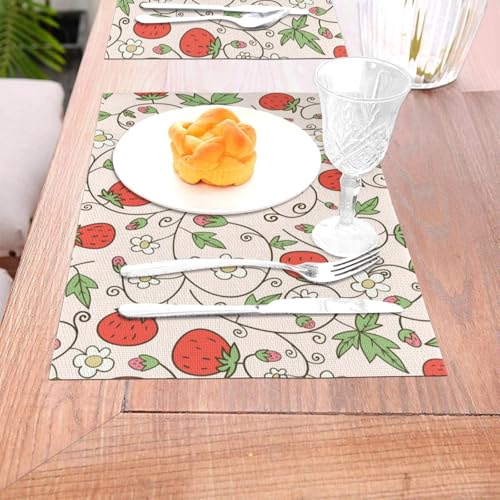 Sets de table lavables pour protéger de la chaleur en PVC - 6