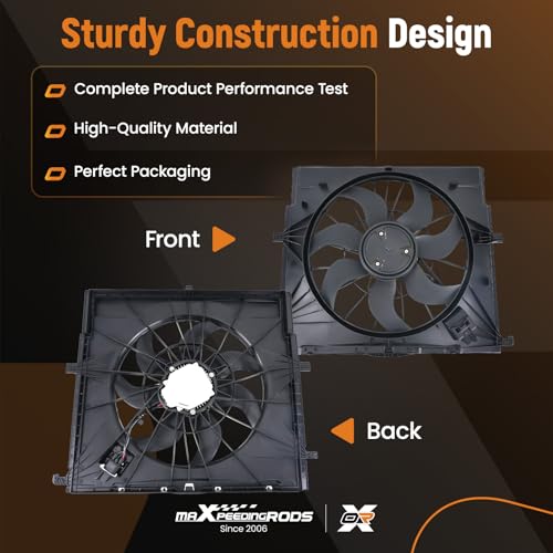 Image of maXpeedingrods Engine Radiator Cooling Fan Assembly for Mercedes-Benz Metris 2016-2020, 4479064400