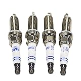 4pcs Iridium Spark Plug 22401-ED815 Compatible For Nissan Micra March Note Tiida X-Trail Cube