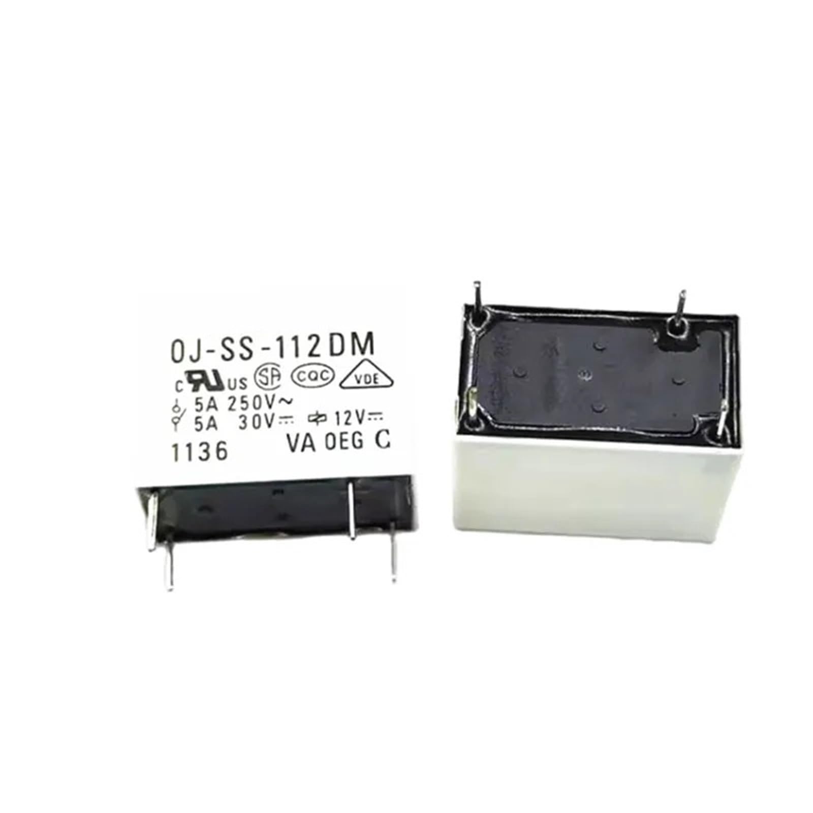 Relais OJ-SS-112DM 12V CC commutation stable 4 broches mini format haute performance