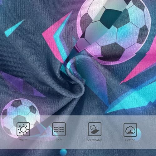 Soccer Balls Neon Blue Toddler Underwear Girls, Girls' Underwear, 2T–8 Years3