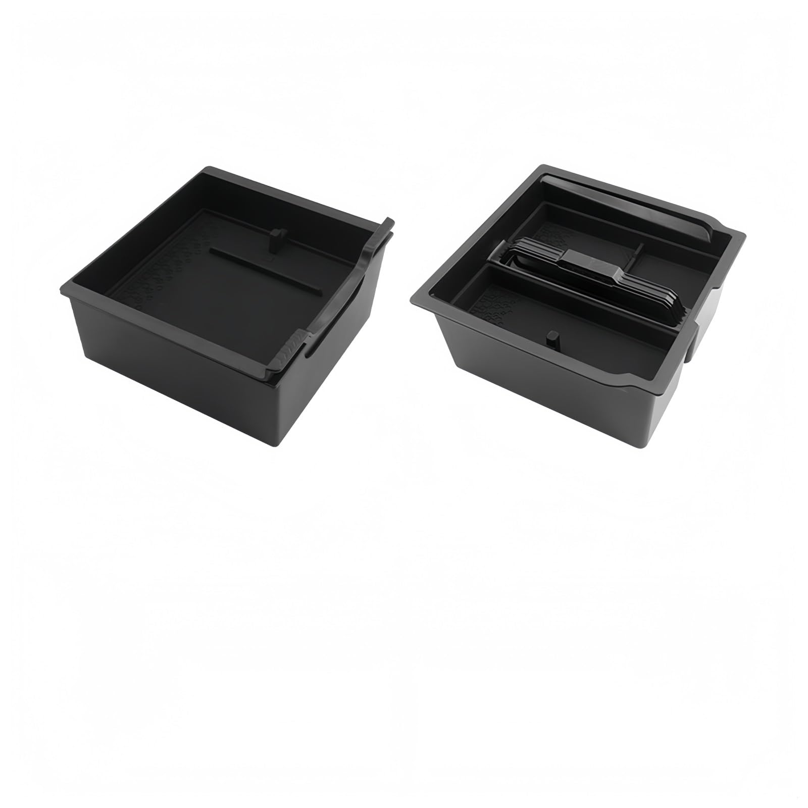 bssyung Center Console Organizer For Tesla for Model Y Juniper for L 2025 2026 center console armrest storage box double-layer(2Pcs Set)