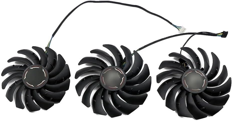 Graphics Card PLD09210S12HH PLD10010S12HH Replace Compatible with RTX2080 Ti 2070 Super Gaming X Trio RTX 2080Ti Graphics Card Cooler Fans(BC-Fan)