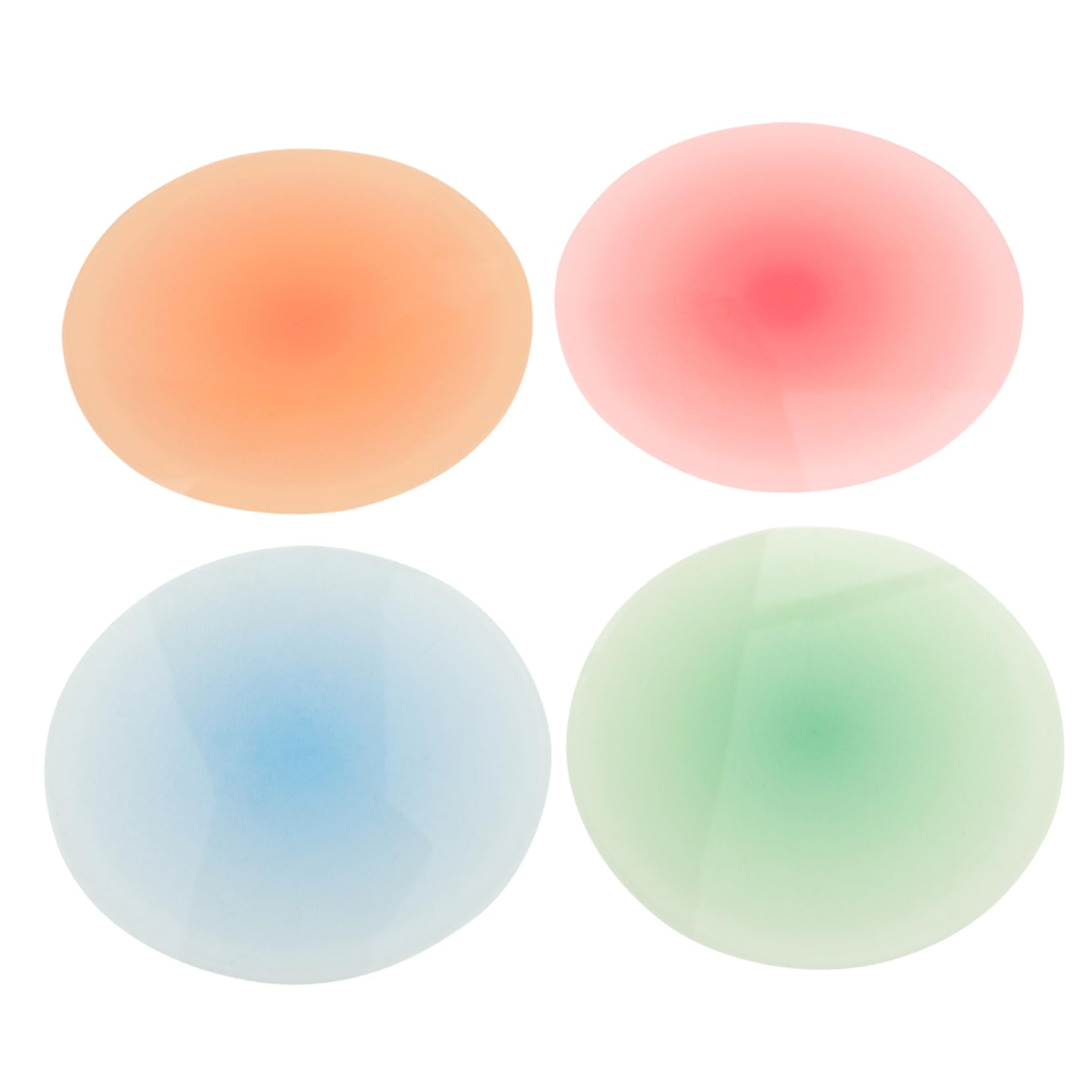 OUNONA 3 Series Posavasos De Acrílico Gradiente Bebidas Coasters Decorativos Antideslizantes Cocina Oficina 4 Piezas X 3
