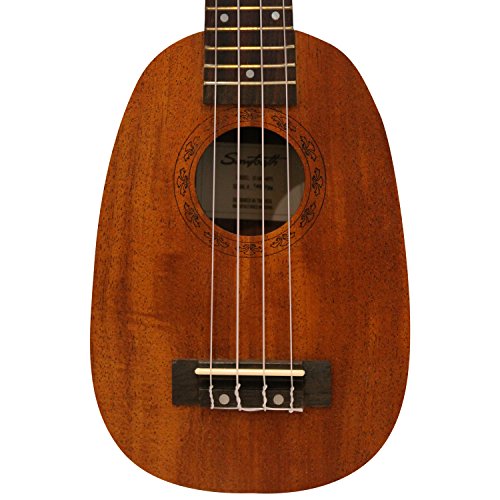 en dents de scie en acajou Ukulélé avec préampli, guide de démarrage rapide, support, Sac de transport et tuner - Les Beatles, Paul McCartney, John Lennon, RIngo Starr, George Harrison en dents de scie en acajou Ukulélé avec préampli, guide de démarrage rapide, support, Sac de transport et tuner – Image 4