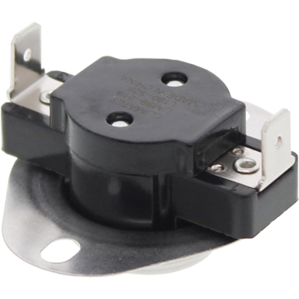Reliable HVAC Safety: ClimaTek Furnace Single Pole Snap Disc Limit Switch L190-40F – Direct Replacement for White Rodgers
