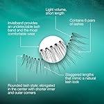 Ardell False Eyelashes, Natural Lashes 110 - Lightweight Reusable Strip Lashes, Eye-Lifting Effect, 5 Pairs + Bonus Pair - Image 4