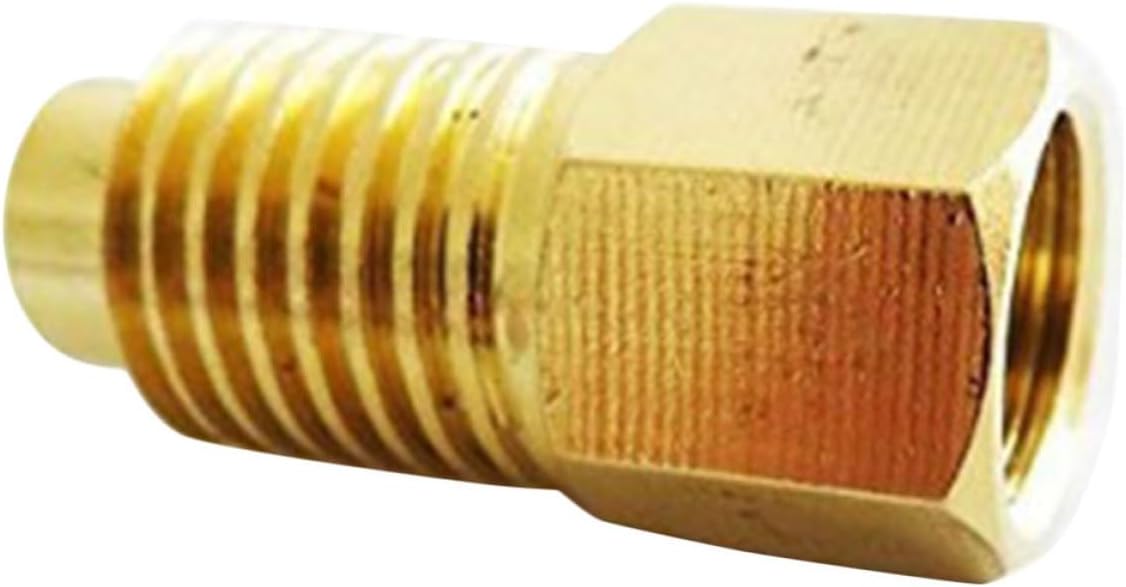 HOMSFOU Brass Air Conditioning Adapter for Car Ac System, 1/4 Inch External to 1/2 Inch Internal, Featuring Efficient Fluorination Process and Easy Installation, Suitable for Automotive
