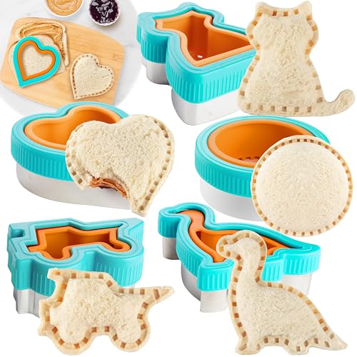 Uncrustable Sandwich Cutter & Sealer 5Pc Value Set